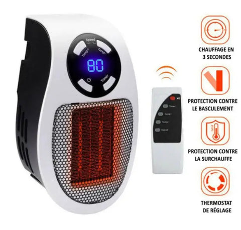 Radiateur Électrique Céramique Ultra - Compact HeatCompact
