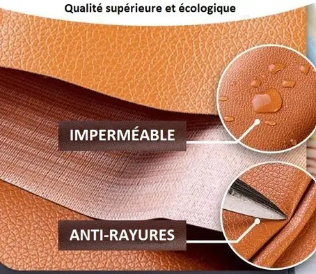 Patchs auto - adhéifs RénoCuir - Kit de réparation Cuir