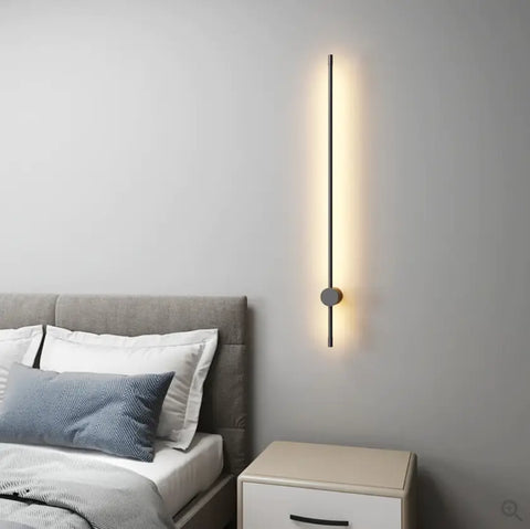 Applique Murale LED Linéaire Aluminium Premium - Lueur Élégante