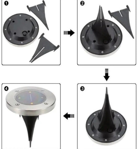 Lampes de Jardin Solaires LED sans fil