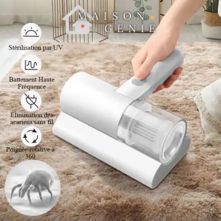 Pure - Lit Aspirateur - Anti - Acariens sans fil