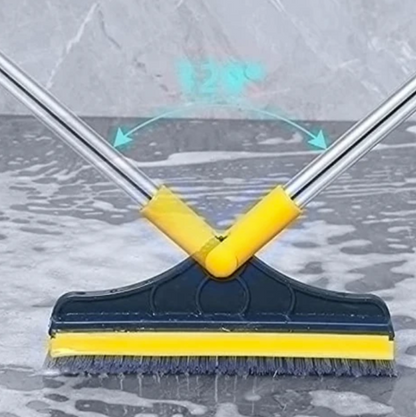 Brosse à Sol 2 en 1 pour sol Rotative à 120° Ultra Efficace - V-Scrub