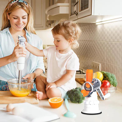 Coupe-légumes 3-en-1 : Votre Assistant Culinaire Polyvalent