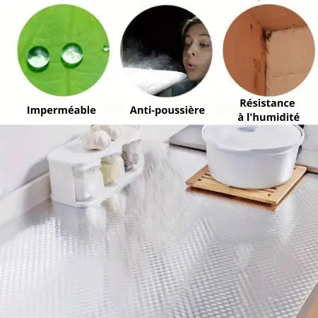 Auto - adhésif en Papier d’Aluminium - Cuisine