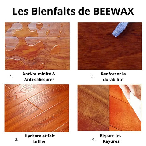 CireWax™ - Restaurateur de Bois Cire d’Abeille