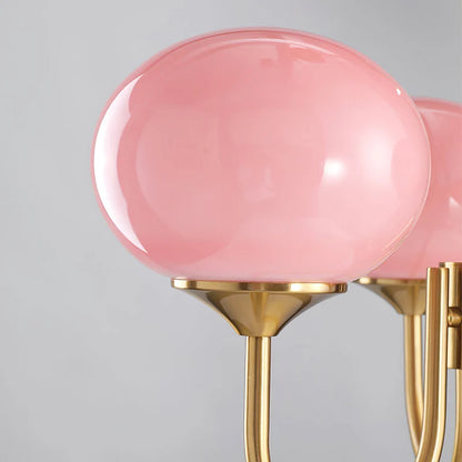 Lustre Macaron Design – L'Élégance Florale Suspendue