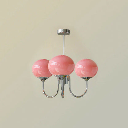 Lustre Macaron Design – L'Élégance Florale Suspendue