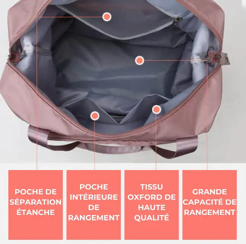 Sac de Voyage Étanche et Pliable Travely