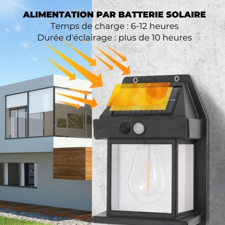 Applique Murale Solaire Intelligente - Détecteur de Mouvement