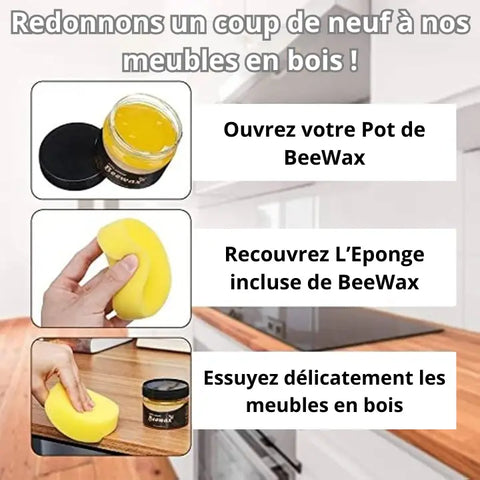 CireWax™ - Restaurateur de Bois Cire d’Abeille