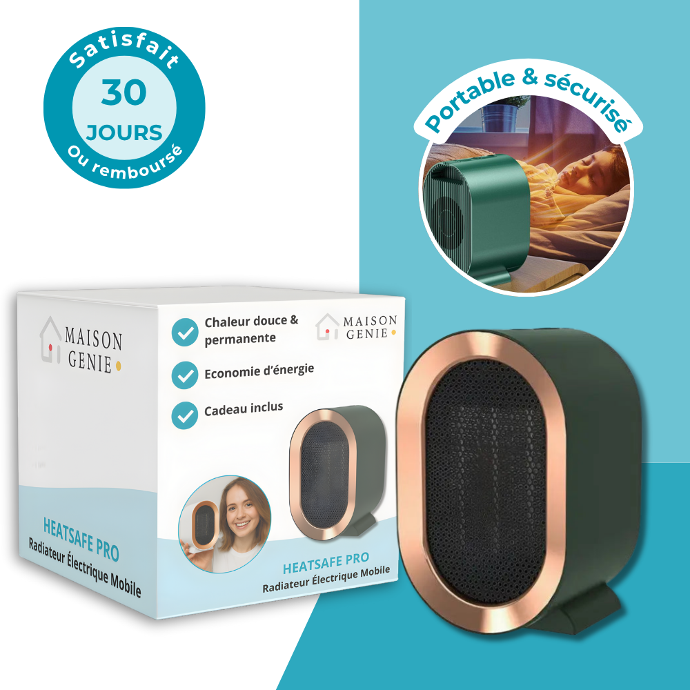 Radiateur Électrique Mobile - HeatSafe™