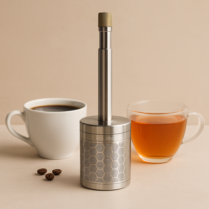 Pressinox – L’Infuseur à Café Nomade en Acier Inoxydable