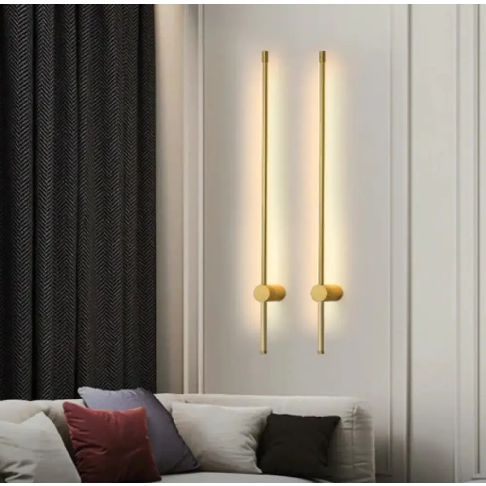 Applique Murale LED Linéaire Aluminium Premium - Lueur Élégante