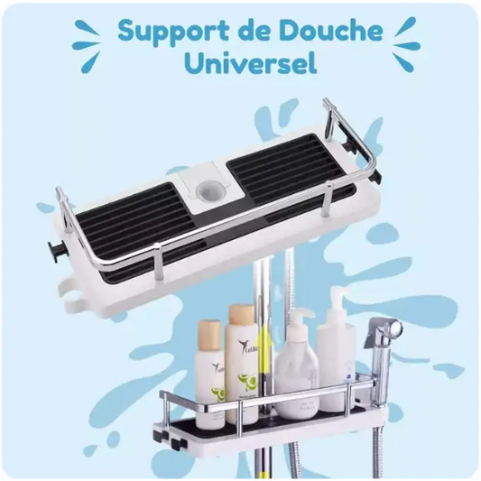 AquaPod - Support de Douche Universel pour salle Bain Moderne