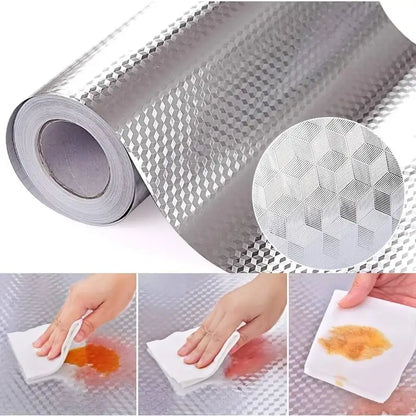 Auto - adhésif en Papier d’Aluminium - Cuisine