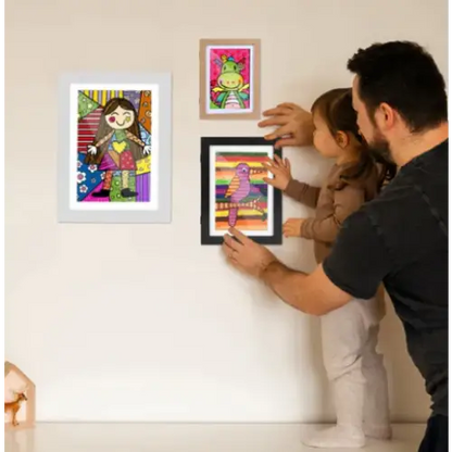 Cadre Dessins Magique & Magnétique en Bois pour Petits Artistes