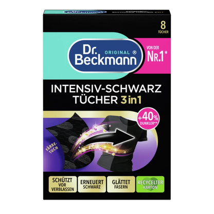 BlackCare by Dr. Beckmann – Lingettes Noires Intensives 3-en-1