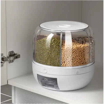 Distributeur de grains rotatif Révolutionnaire - Blanc