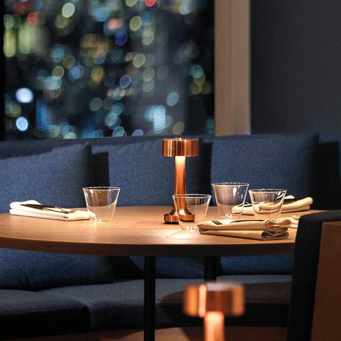 Lampe de Table LED RétroGold Chic