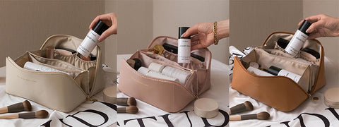 GlamourBox - Trousse de Toilette Élégante à Grande Capacité