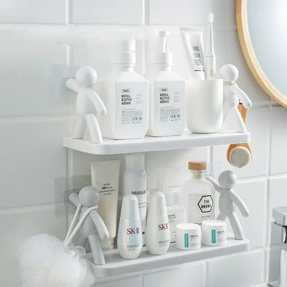 Etagère murale - Fixation adhésive Blanc / 1 Étagère