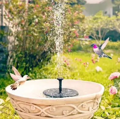 Mini Fontaine Solaire | Abreuvoirs d’oiseaux en