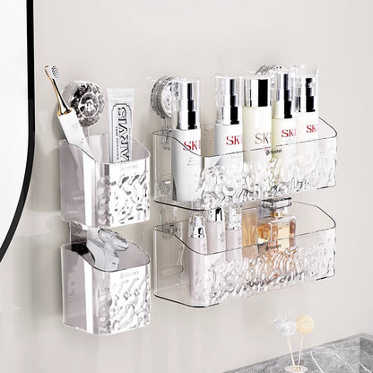 Étagère Murale Adhésive Sans Perçage - Solution de Rangement Pratique