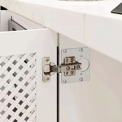 Fix'Armoire – Kit de Réparation de Charnières en Acier Inoxydable ( 4 pcs )