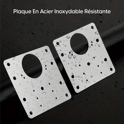 Fix'Armoire – Kit de Réparation de Charnières en Acier Inoxydable ( 4 pcs )