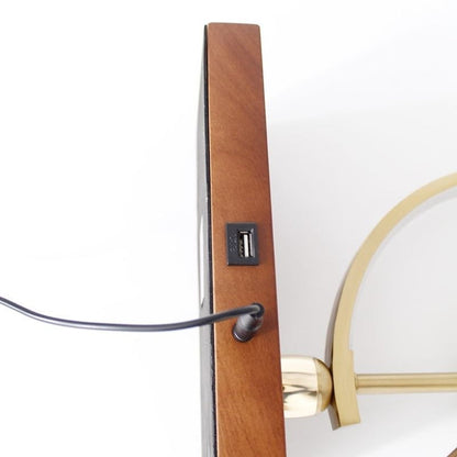 LuxLamp - Horloge élégante avec recharge sans fil