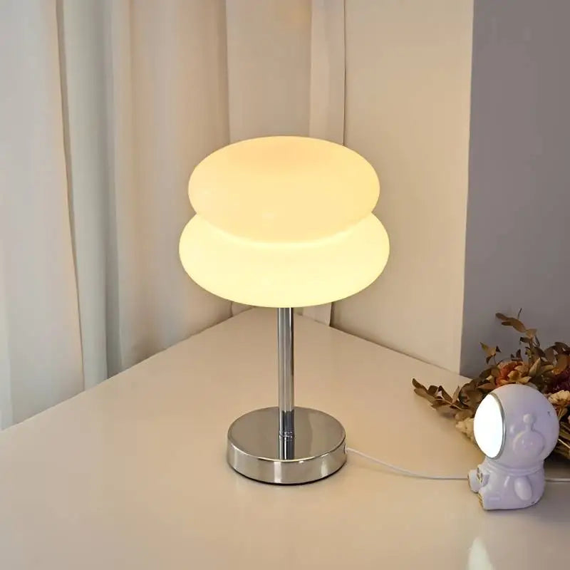 Lampe de Chevet Minimaliste en Verre: Charme Rétro & Élégance Intemporelle