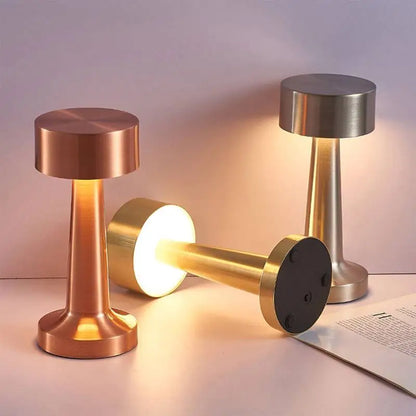 Lampe de Table LED RétroGold Chic - Bronze