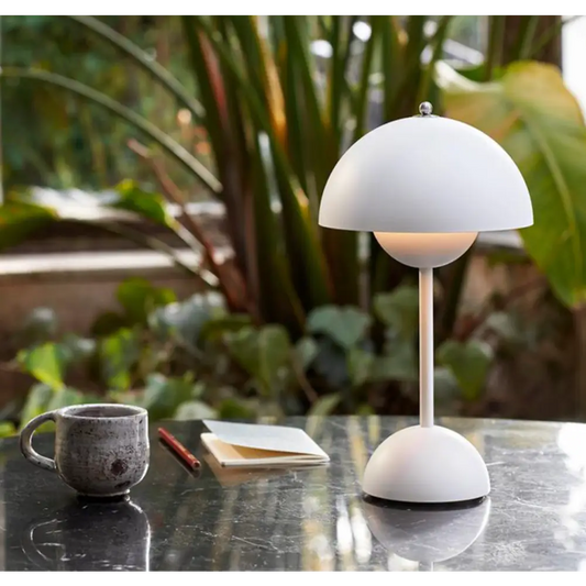 Lampe de Table Minimaliste & Unique - Blanc