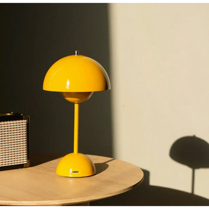 Lampe de Table Minimaliste & Unique - Jaune
