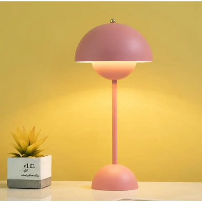 Lampe de Table Minimaliste & Unique - Rose
