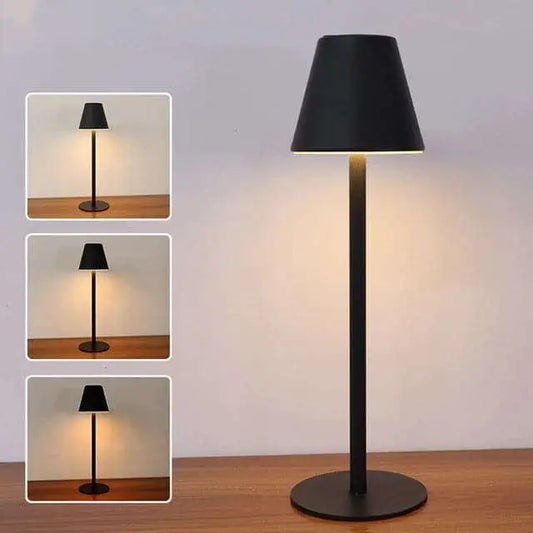 Lampe LED sans fil Moderne (rechargeable) - Noir