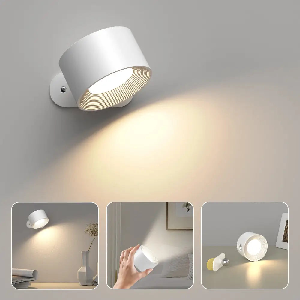 Lampe Moderne LED Sans Fil 360° - Blanc / 1