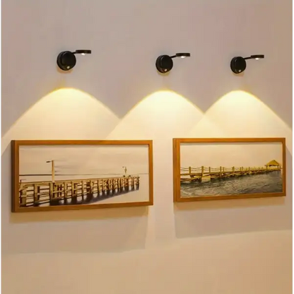 Lampe Murale LED à Capteur de Mouvement - Classique / Noir