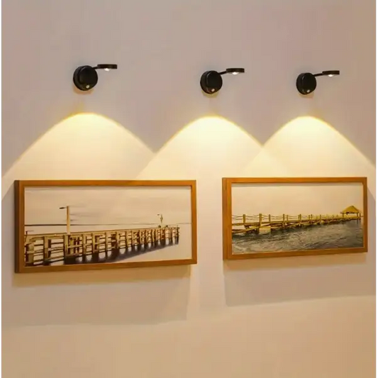 Lampe Murale LED à Capteur de Mouvement - Classique / Noir