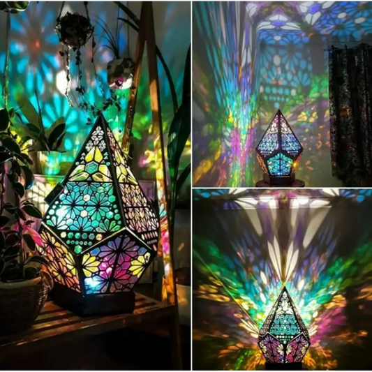 Lampe Trippy Kaléidoscope