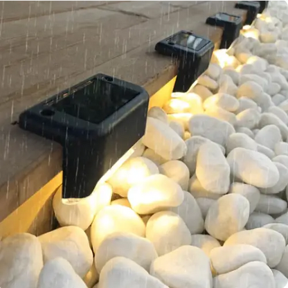 Luminaire solaire pour escaliers et bordures (4 pièces)