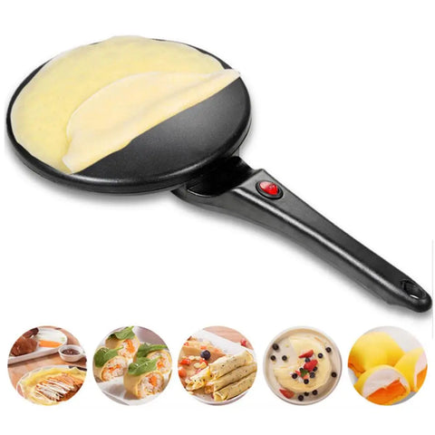 Crêpière Électrique Portable Cuisson Ultra Rapide & Conforme