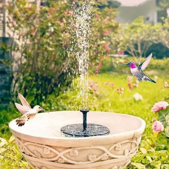 Mini Fontaine Solaire | Abreuvoirs d’oiseaux en