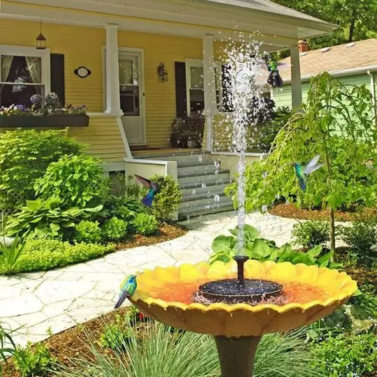 Mini Fontaine Solaire | Abreuvoirs d’oiseaux en