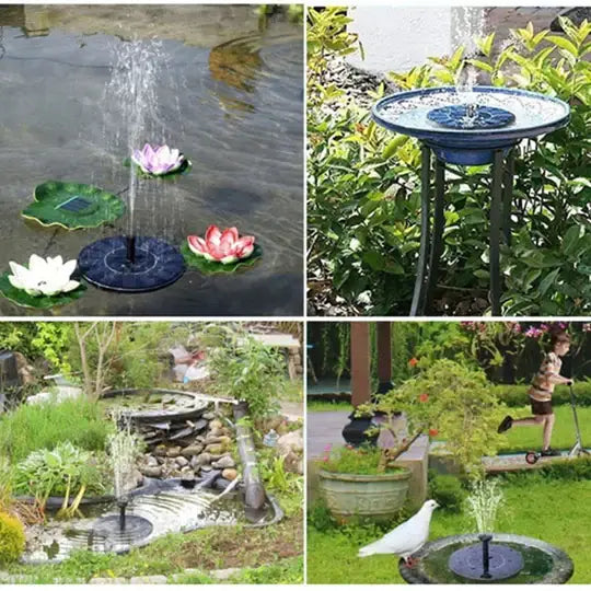 Mini Fontaine Solaire | Abreuvoirs d’oiseaux en