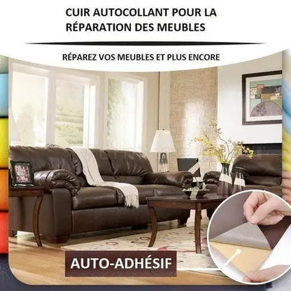 Patchs auto - adhéifs RénoCuir - Kit de réparation Cuir