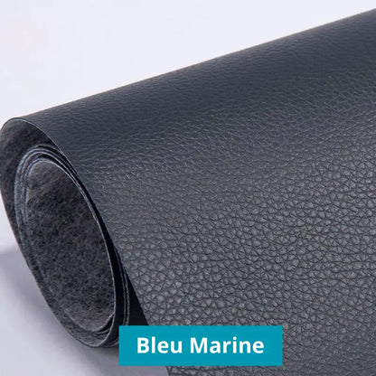 Patchs auto - adhéifs RénoCuir - Kit de réparation Cuir Bleu marine