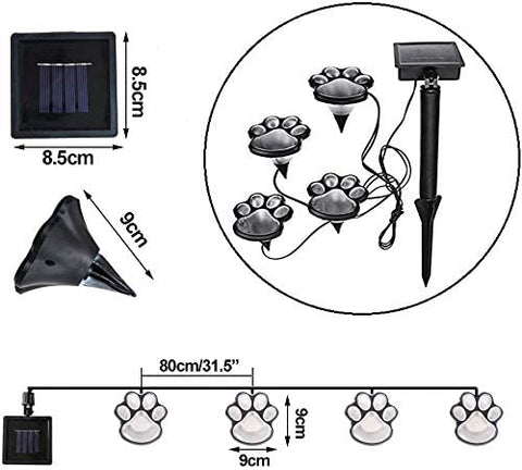 Pattes Magiques Lumineuses – Pour Un Jardin Féérique (4 pcs)