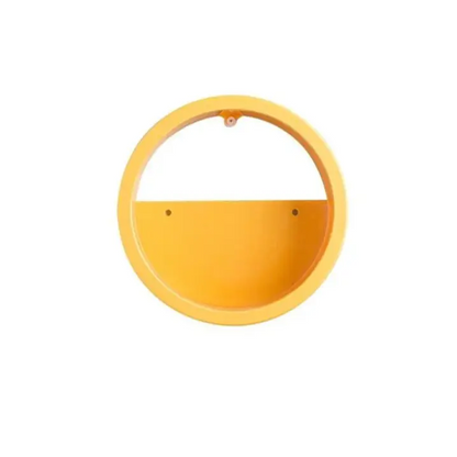 Pot de Fleurs Mural Élégant - Jaune