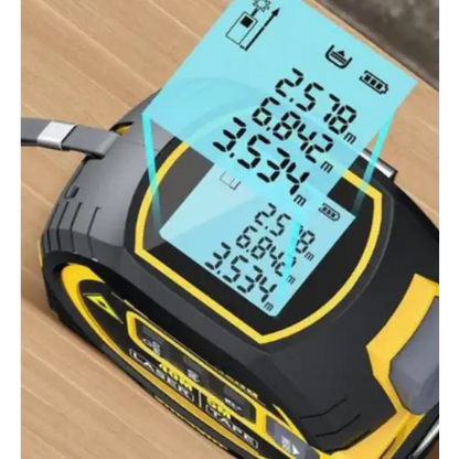 Ruban à mesurer - laser infrarouge 3 en 1